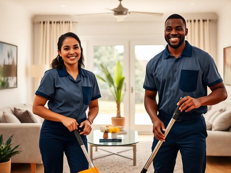 Cleaning services illustration