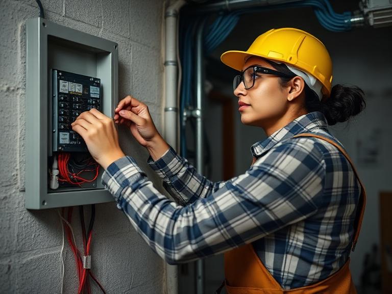 Electrical services illustration