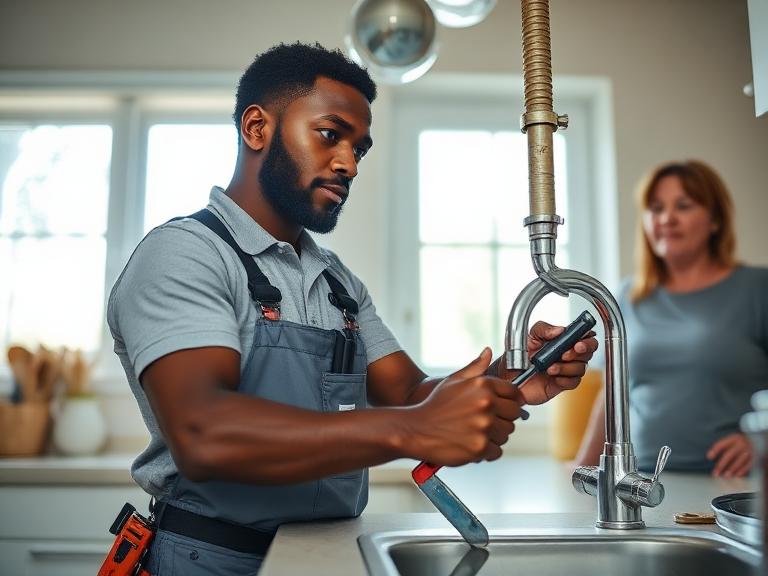Plumbing services illustration